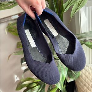 Rothy’s Navy Blue Round Toe, sz 8
